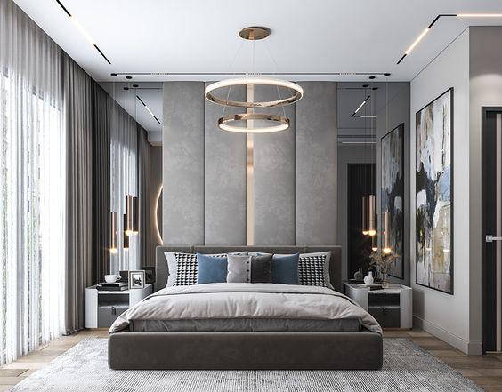 Modern Panel Bed Frame