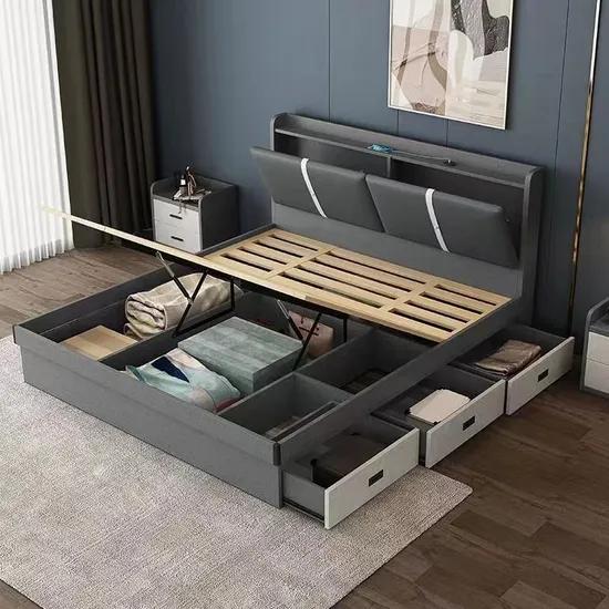 Panel Bed with Storage